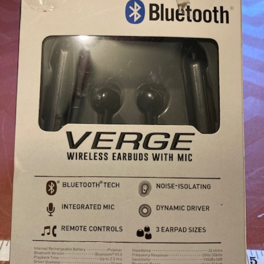 Prime Audio Verge wireless earbuds with mic